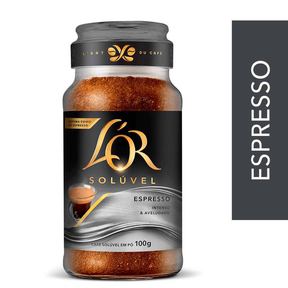 Café Solúvel L'OR Espresso Vidro 100g