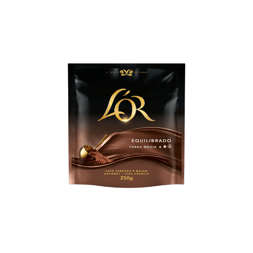 Café Torrado e Moído L'OR Equilibrado 250g