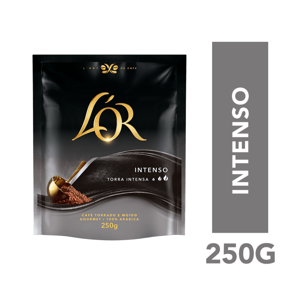 Café Torrado e Moído L'OR Intenso 250g