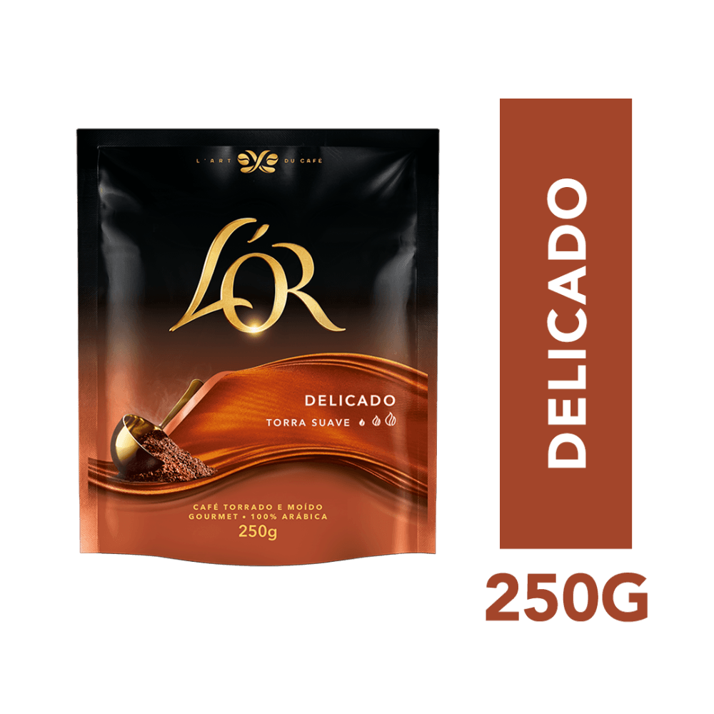 Café Torrado e Moído L'OR Delicado 250g