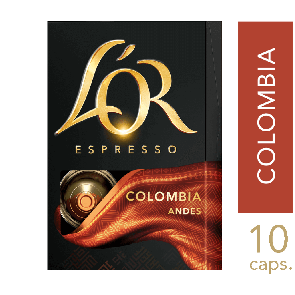 Cápsulas Café LOR Colombia 10 Un