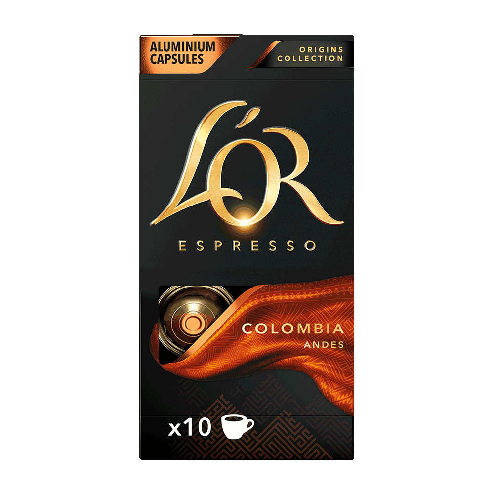 Cápsulas Café LOR Colombia 10 Un