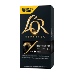 Kit 250 Cápsulas de Café LOR Ristretto