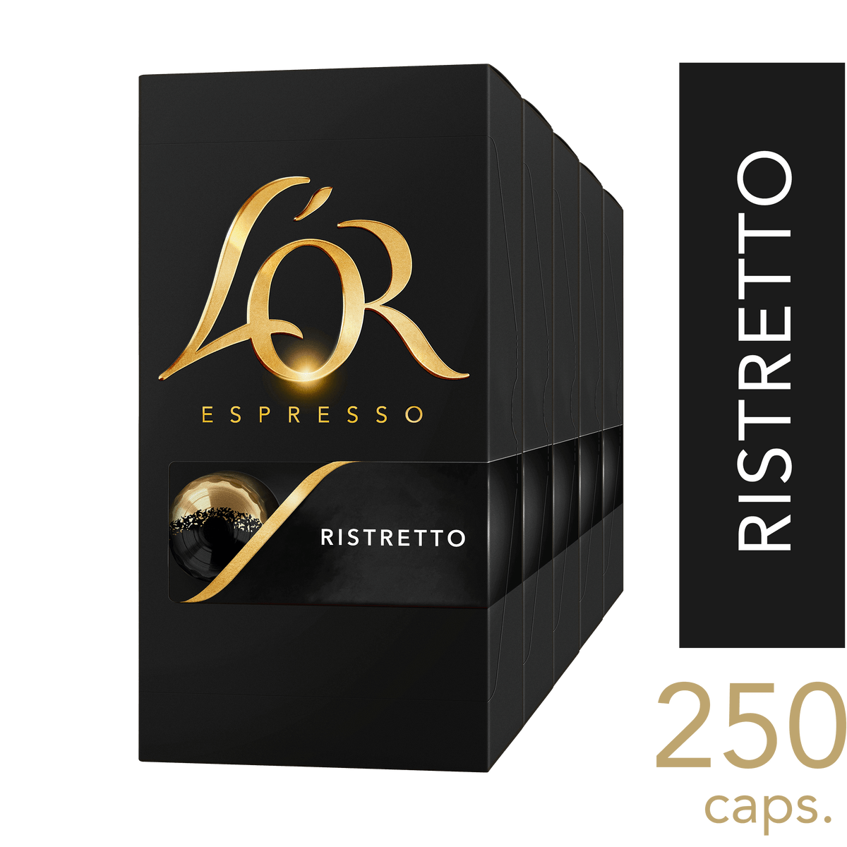 Kit 250 Cápsulas de Café LOR Ristretto