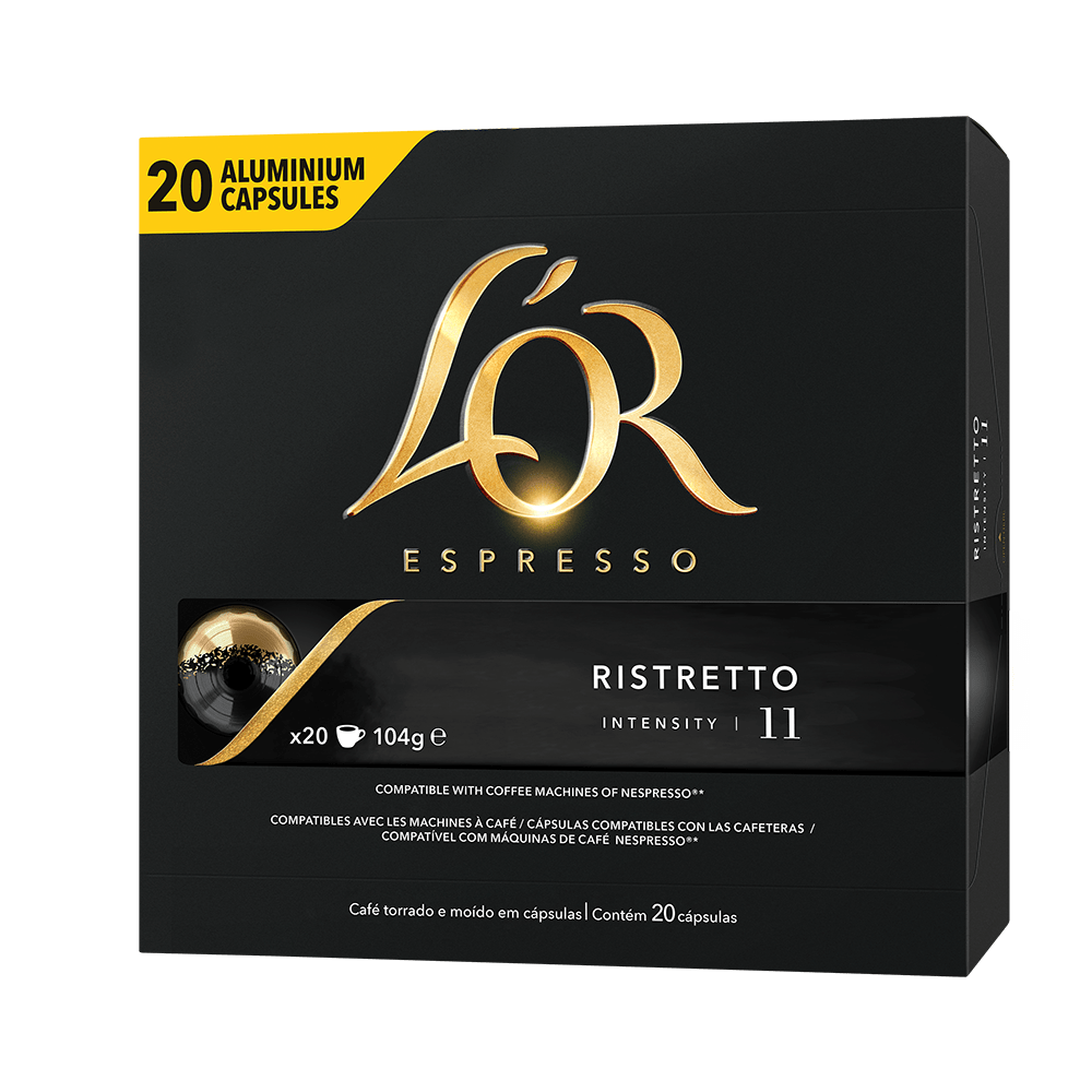 Cápsulas Café LOR Ristretto 20 Un