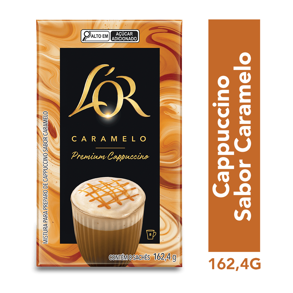 Cappuccino Premium L'OR Caramelo 8 uni.