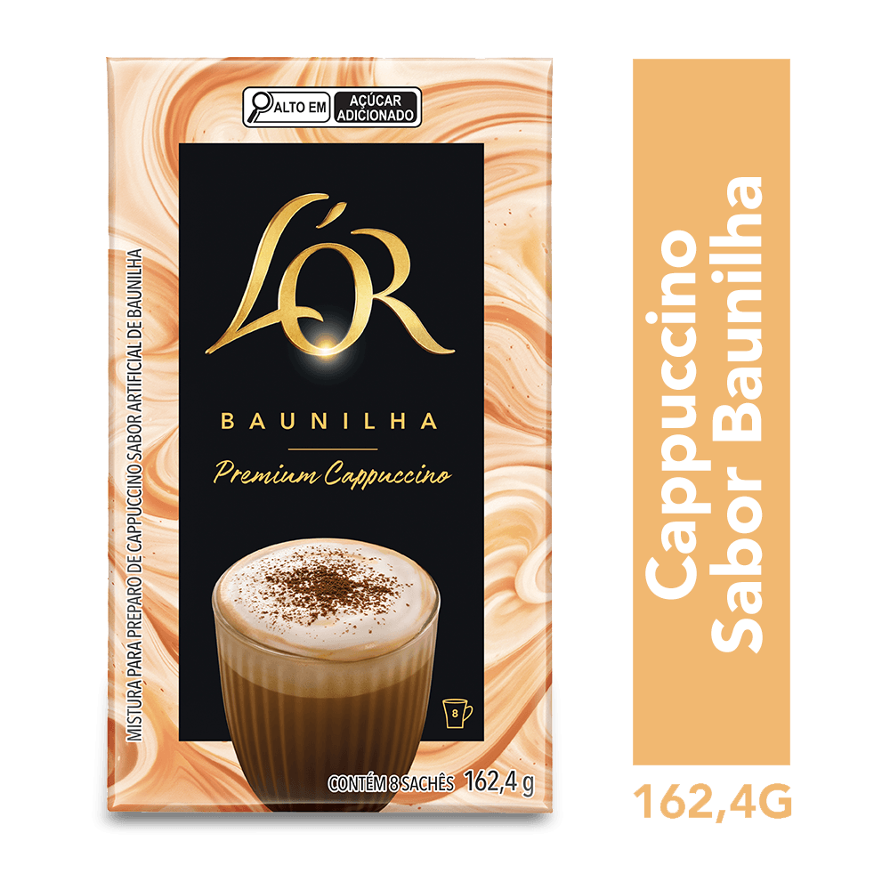 Cappuccino Premium L'OR Baunilha 8 uni.