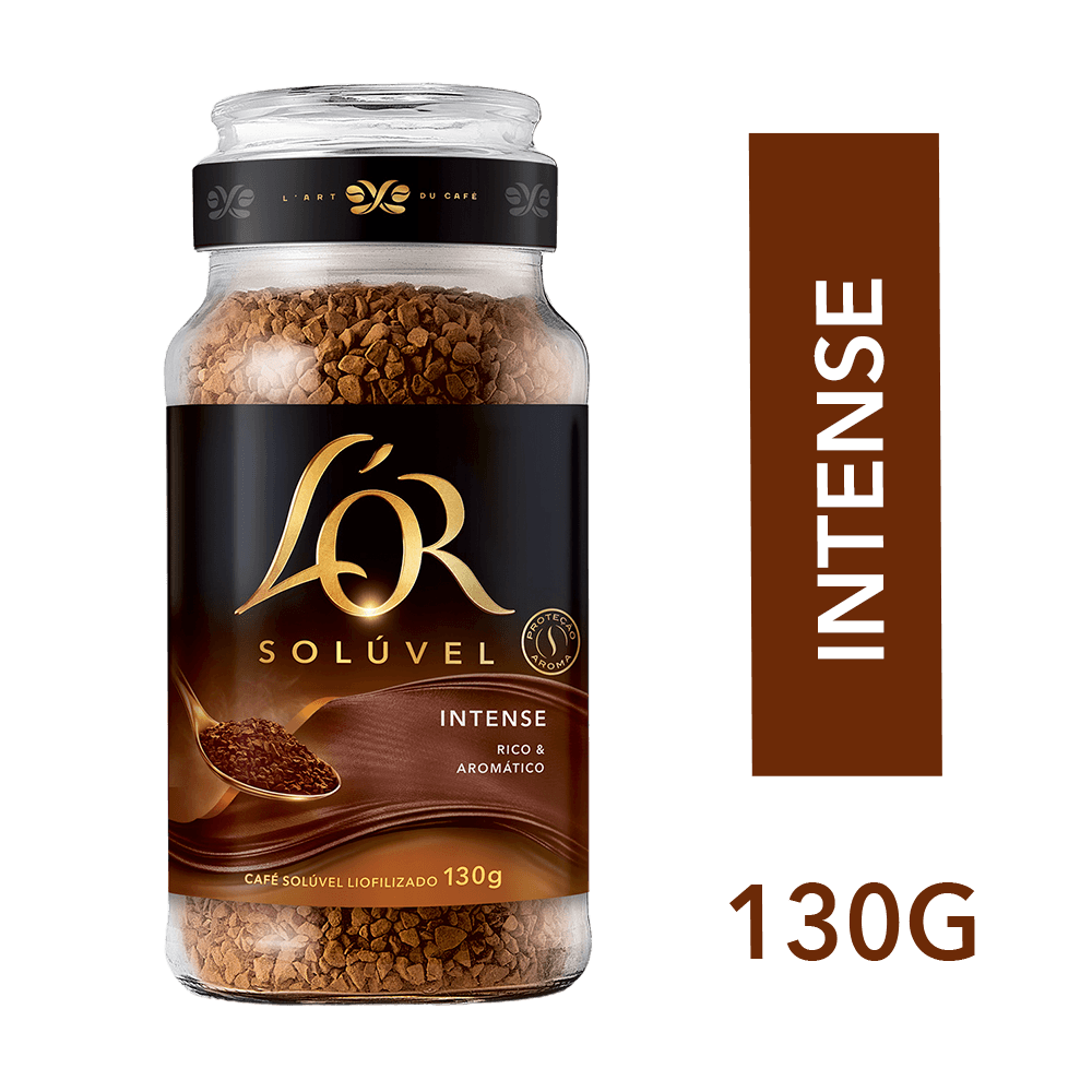 Café Solúvel L'OR Intense Vidro 130g