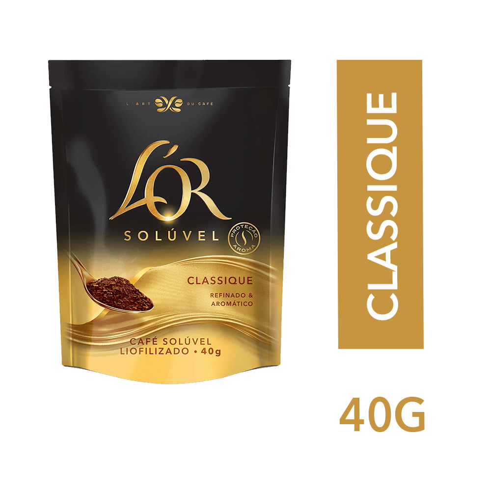 Café Solúvel L'OR Classique Sachê 40g